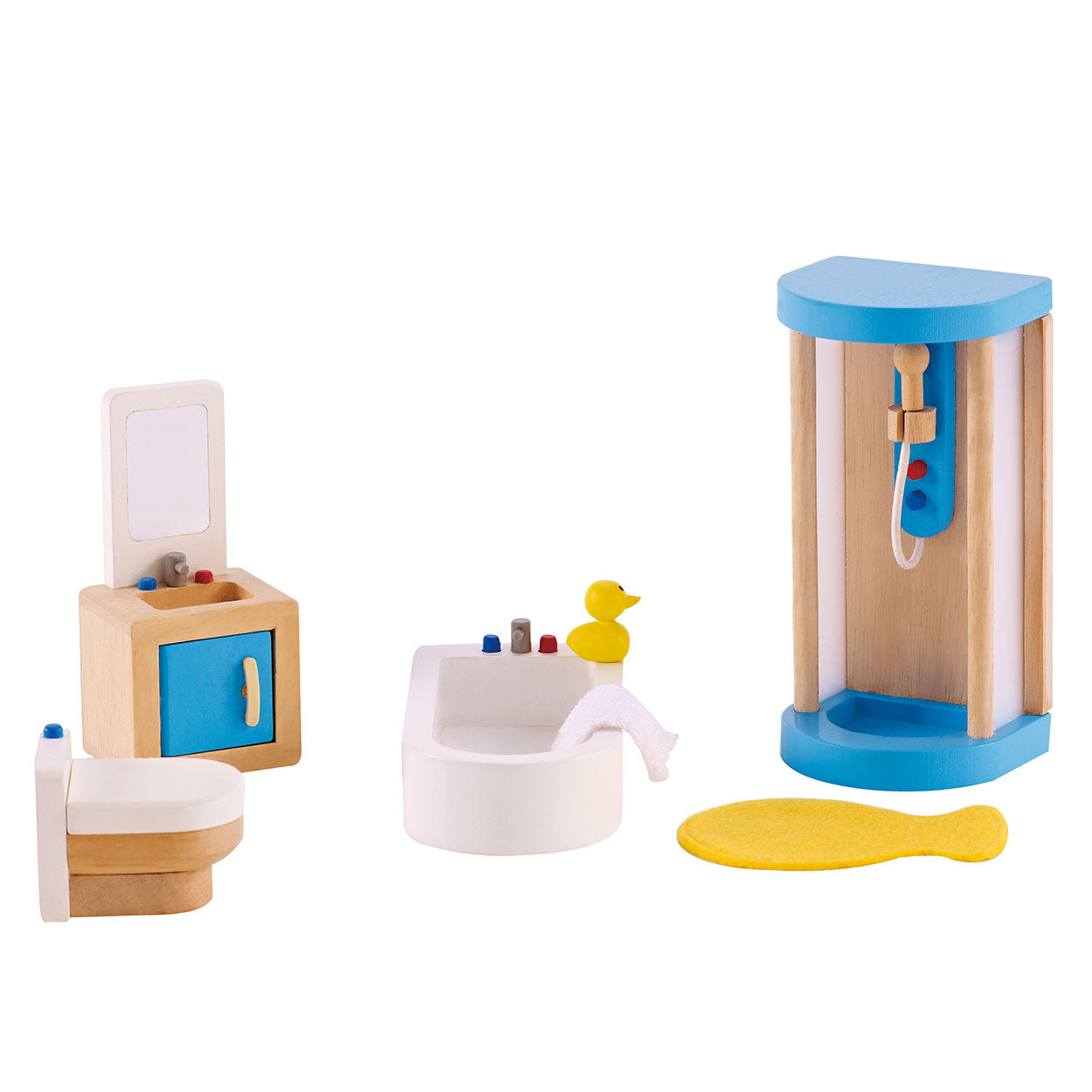 Hape poppenhuis badkamer