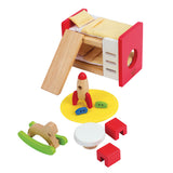 Hape kinderkamer poppenhuis meubels - 14-delig speelset voor kinderen vanaf 3 jaar - afbeelding 3