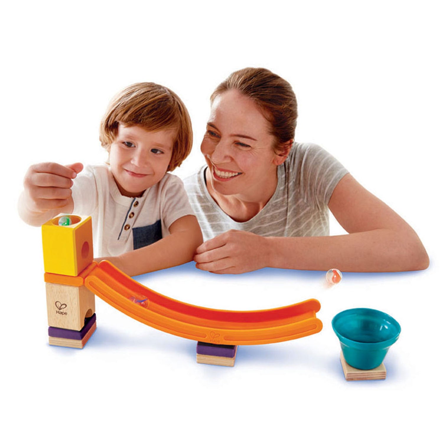 Hape quadrilla houten knikkerbaan - mega skatepark
