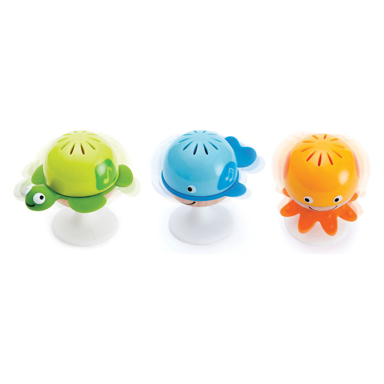 Hape zeedieren rammelaar set - 3 rammelaars met zuignap voor baby vanaf 0 maanden