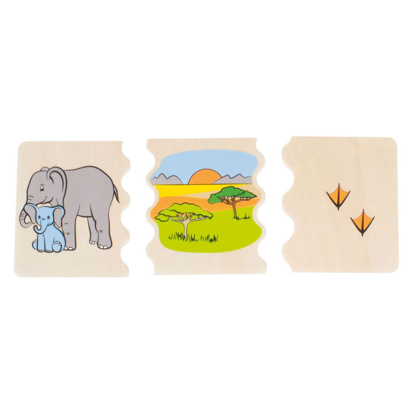 Beleduc cognito dierenmanieren herkennen houten kinderspel