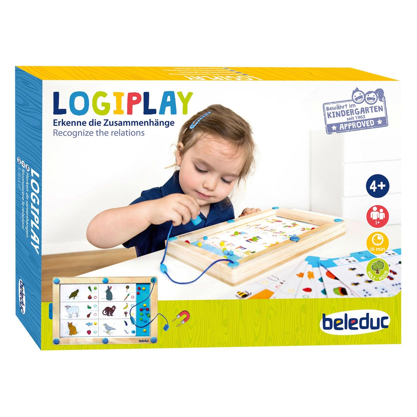 Beleduc LogiPlay Houten Magneetspel