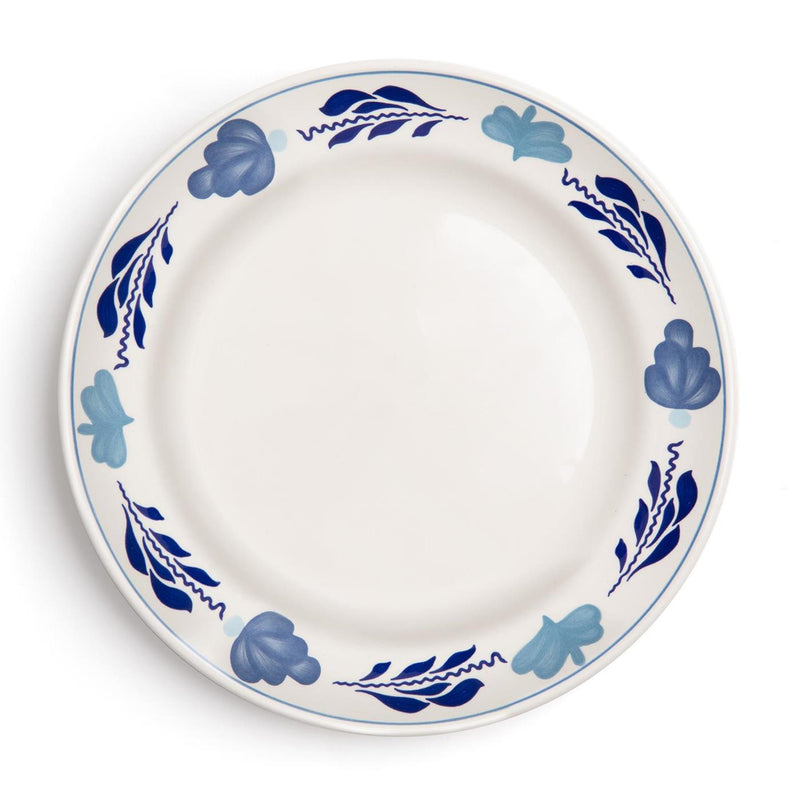 Boerenbont boerenblauw bord ø25,5cm decor 6st