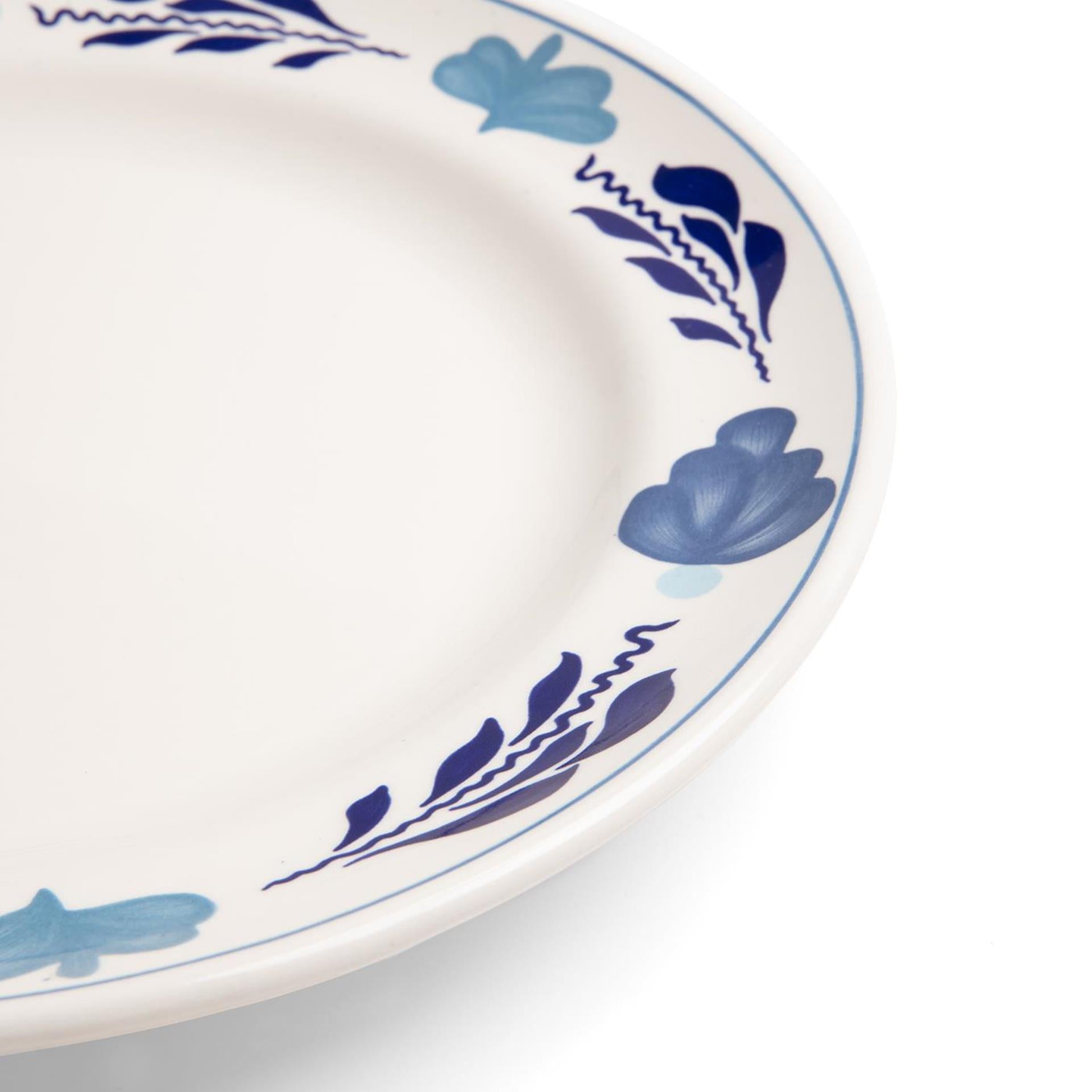 Boerenbont boerenblauw bord ø25,5cm decor 6st