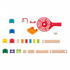 Edugro hape houten knikkerbaanset domino - 50dlg.