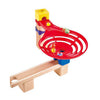 Edugro hape houten knikkerbaanset domino - 50dlg.