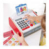 Hape speelkassa met geluid en licht - rekenmachine, muntgeld en bankpas - rollenspel winkeltje spelen - 3 jaar+