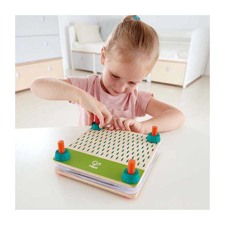 Hape kunst-set blumenpresse