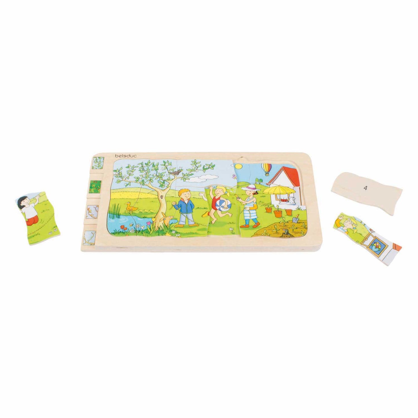 Beleduc lagenpuzzel 4 seizoenen