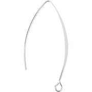 Https: www.cchobby.nl oorbel-h-42-mm-gatgrootte-2-mm-verzilverd-4-stuk-1-doos - afbeelding 1