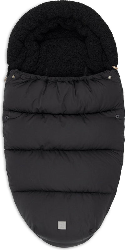 Jollein voetenzak buggy kinderwagen - puffed black - waterafstotend