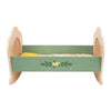 Classic world vintage houten poppenwieg