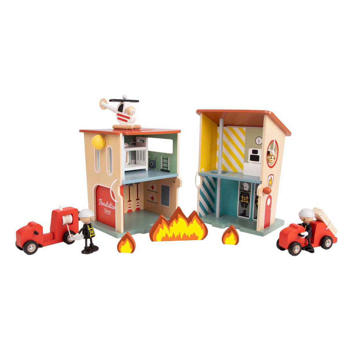 Classic world houten brandweerkazerne