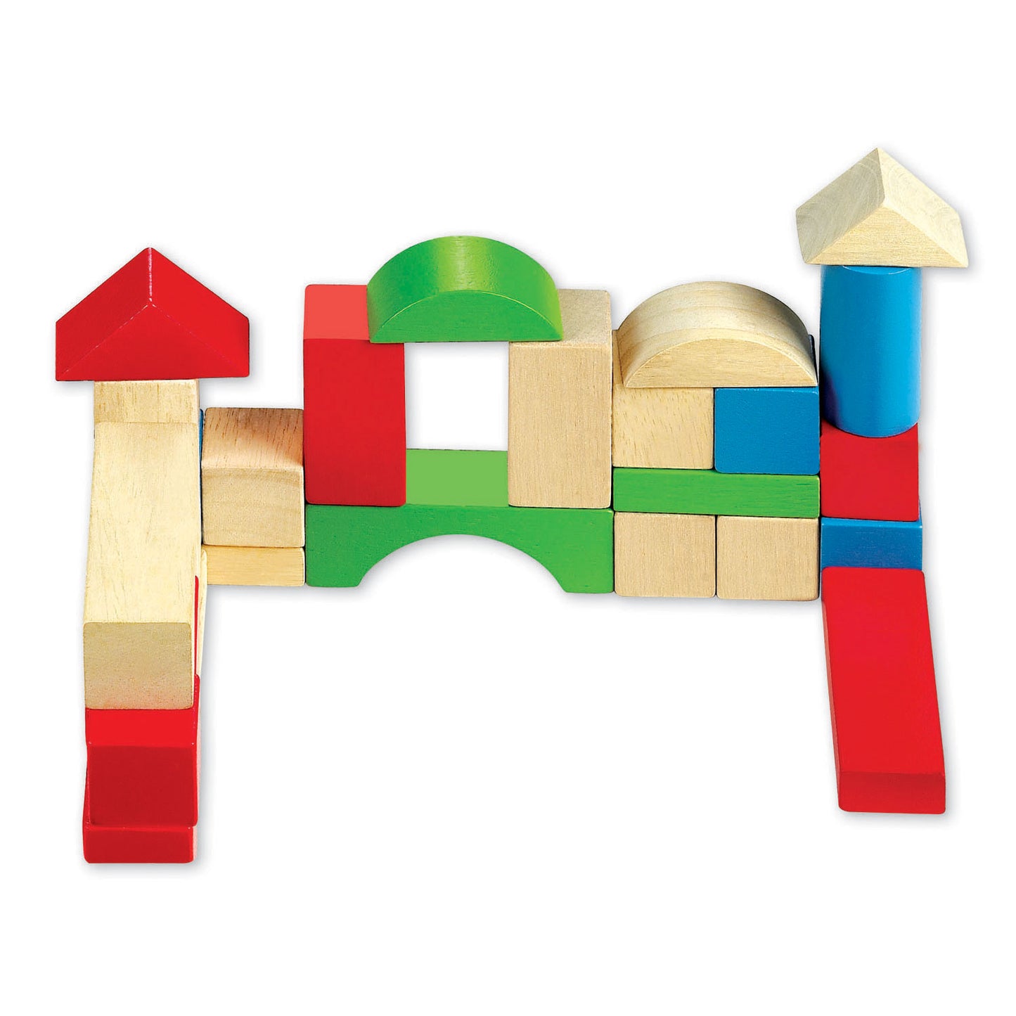 Classic world houten blokken junior, 50dlg.