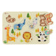 Classic world houten dierenpuzzel - educatief speelgoed met noppen.
