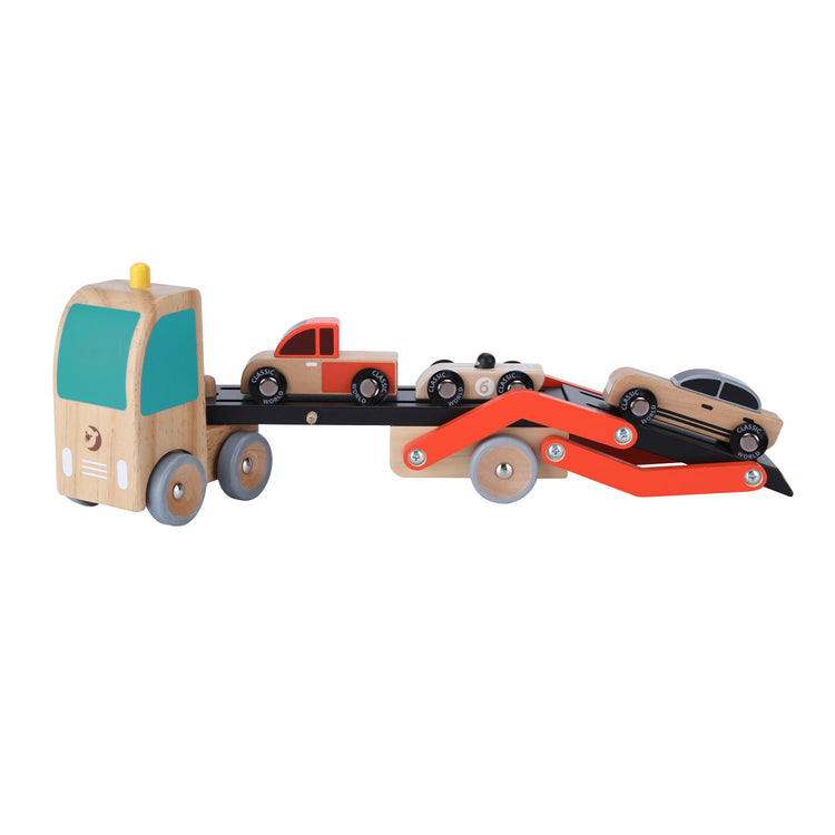 Classic world autotransporter met auto's, 4dlg.