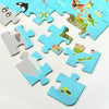 Classic world houten legpuzzel wereldkaart, 48st.