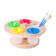 Classic world houten verfpothouder (5 potjes)