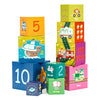 Classic world stapelblokken transport. 10dlg.