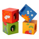 Classic world houten ontdekkingsblokken, 4st.