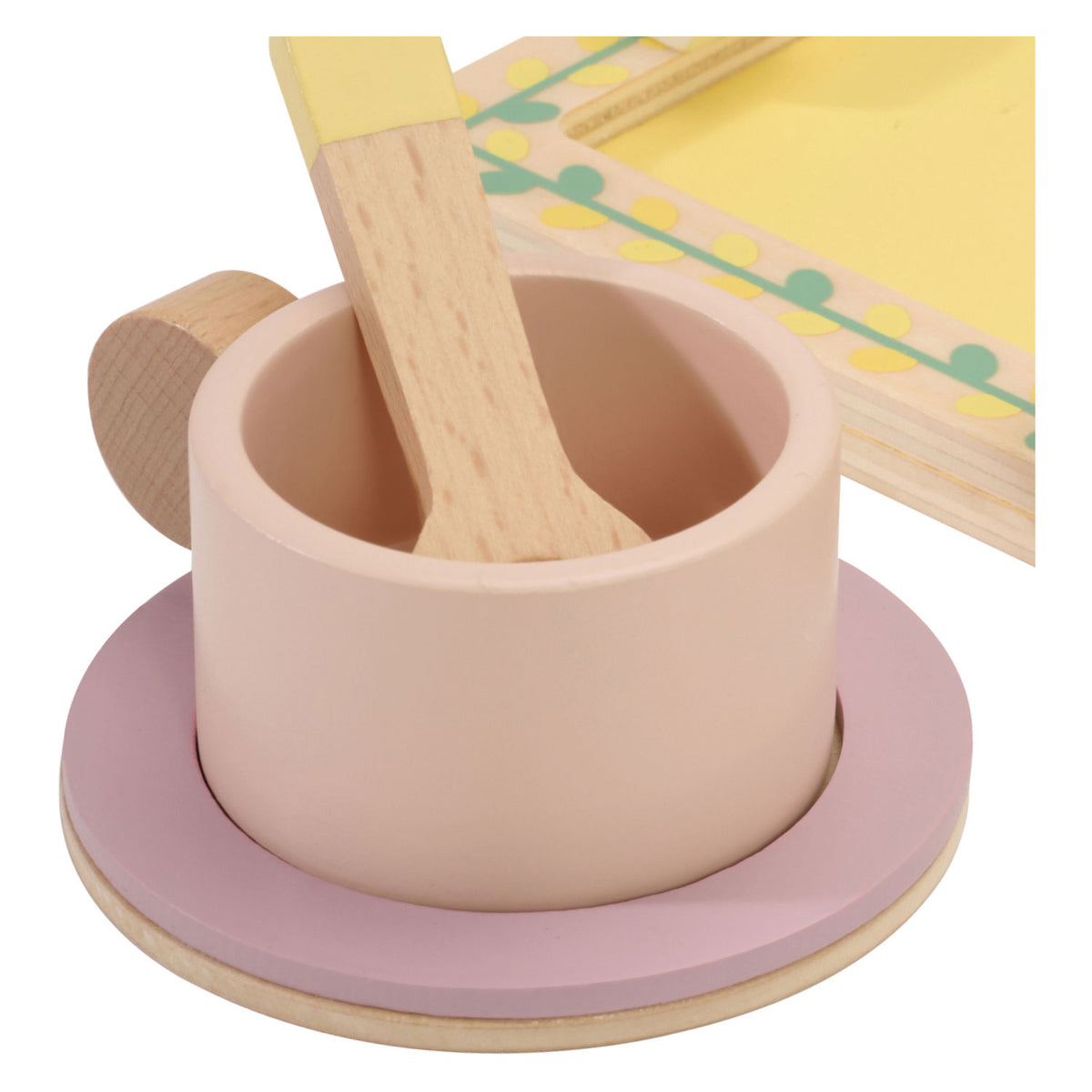 Classic world houten theeset grace met dienblad, 14dlg.