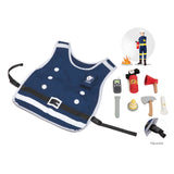Classic world houten brandweerman speelset, 8dlg. - afbeelding 4