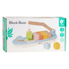 Classic world houten blokkenboot - speelgoedvoertuig
