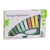 Classic world houten vintage xylofoon groen 2dlg.