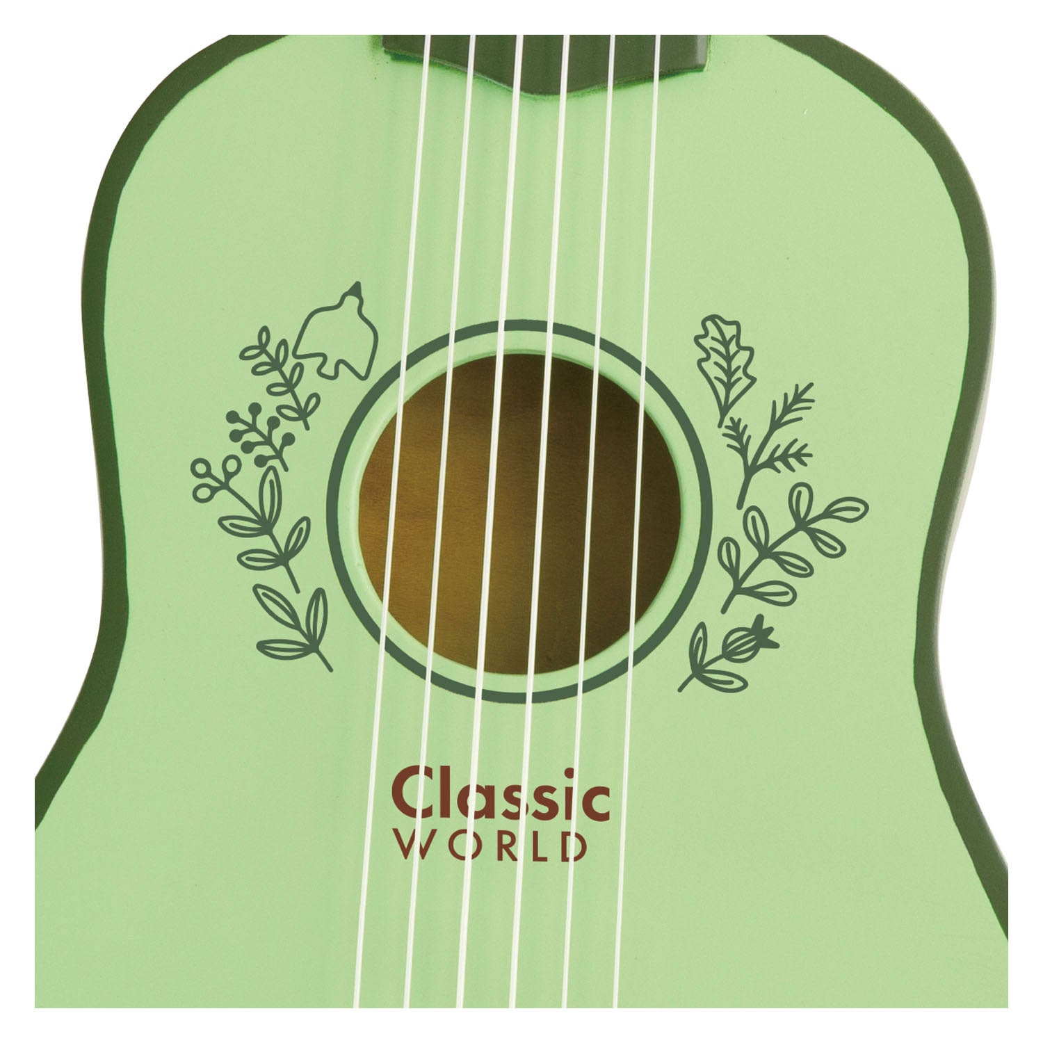 Lobbes speelgoed bv klassieke wereld houten gitaar voor kinderen vintage muziekinstrument 3+ - uni