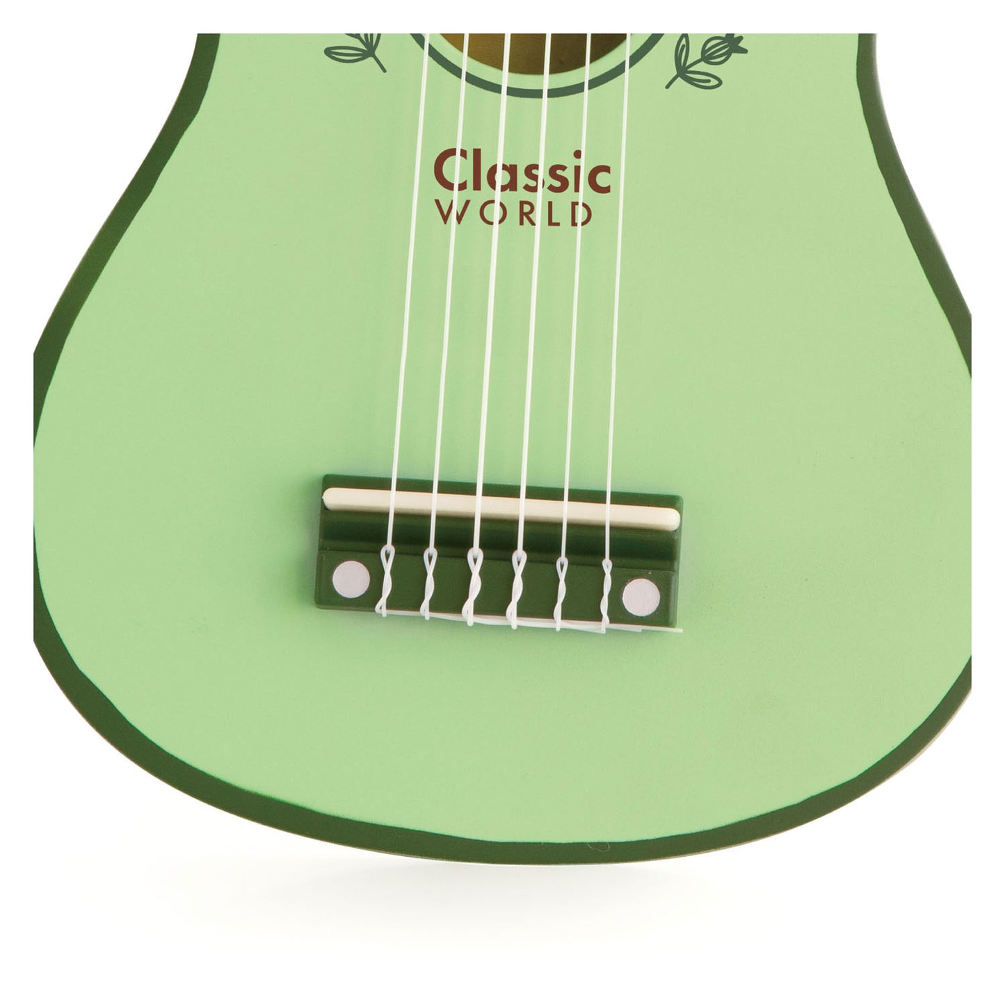 Lobbes speelgoed bv klassieke wereld houten gitaar voor kinderen vintage muziekinstrument 3+ - uni