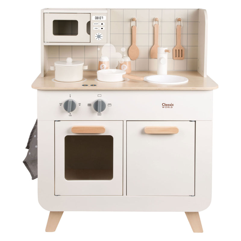 Classic world houten chef's speelkeuken, 11dlg.