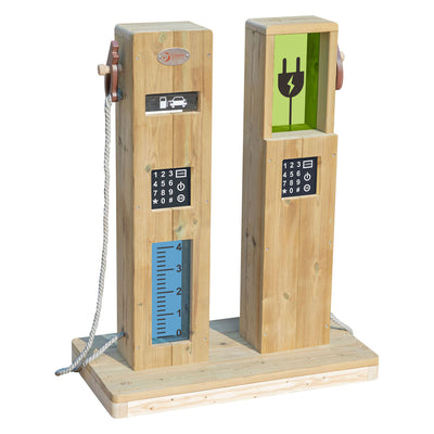 Lobbes speelgoed bv classic world houten outdoor speel tankstation