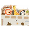 Classic world houten avonturen safari auto vormenstoof, 9dlg.