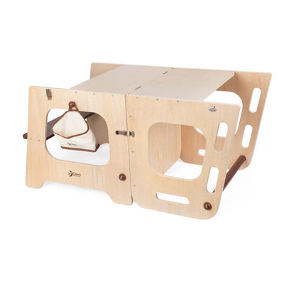 Classic world houten 2in1 leertoren en tafel verstelbaar, 90cm