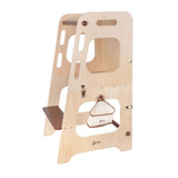 Classic world houten 2in1 leertoren en tafel verstelbaar, 90cm - afbeelding 3