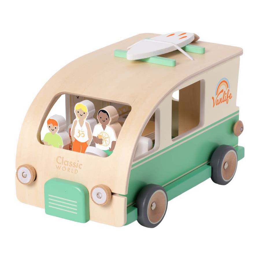 Classic world houten camper met accesoires - 9dlg.