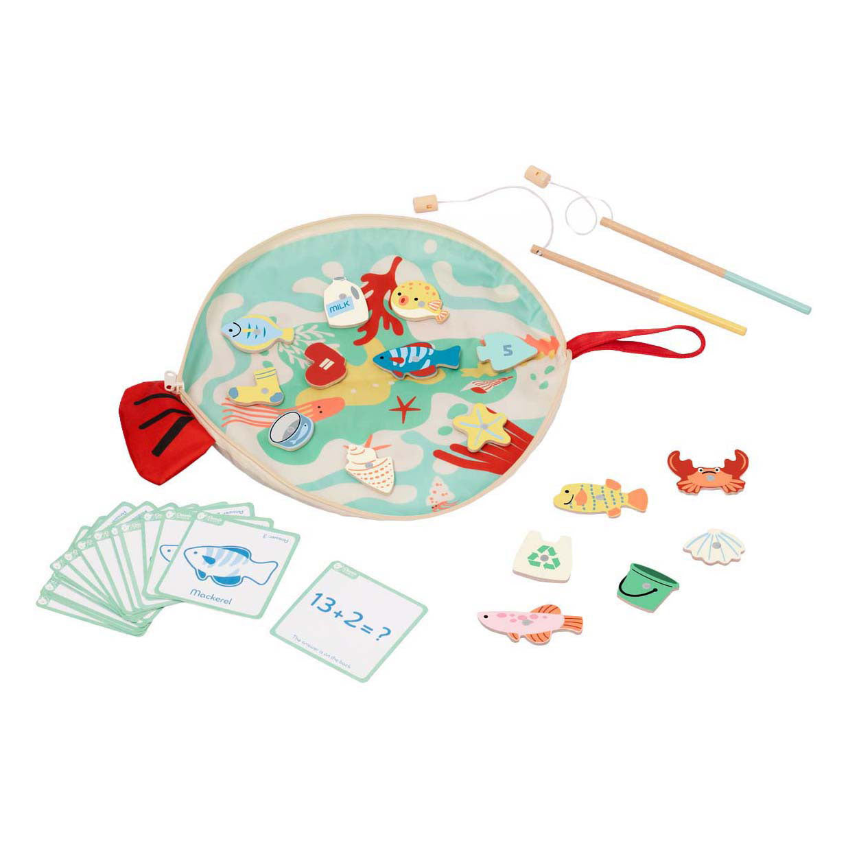 Classic world houten magnetisch visspel