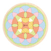 Classic world houten mandala puzzel bloem