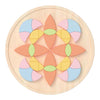 Classic world klassieke wereld mandala puzzel - houten bloemen mozaïek