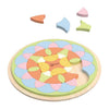 Classic world klassieke wereld mandala puzzel - houten bloemen mozaïek