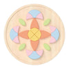 Classic world klassieke wereld mandala puzzel - houten bloemen mozaïek