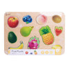 Classic world houten puzzel fruit - educatief speelgoed voor peuters.