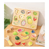 Classic world houten puzzel fruit - educatief speelgoed voor peuters.