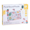 Classic world houten puzzel poel geluid educatief speelgoed.