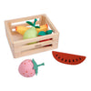 Classic world houten krat met fruit