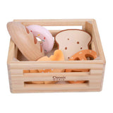 Classic world houten krat met brood - afbeelding 1