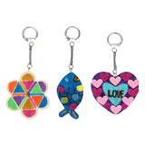 Creativ company https: www.cchobby.nl sleutelhanger-afm-6-7-cm-dikte-3-mm-3-stuk-1-doos - afbeelding 2