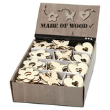 Creativ company versier je houten decoratie, 200st. - afbeelding 1