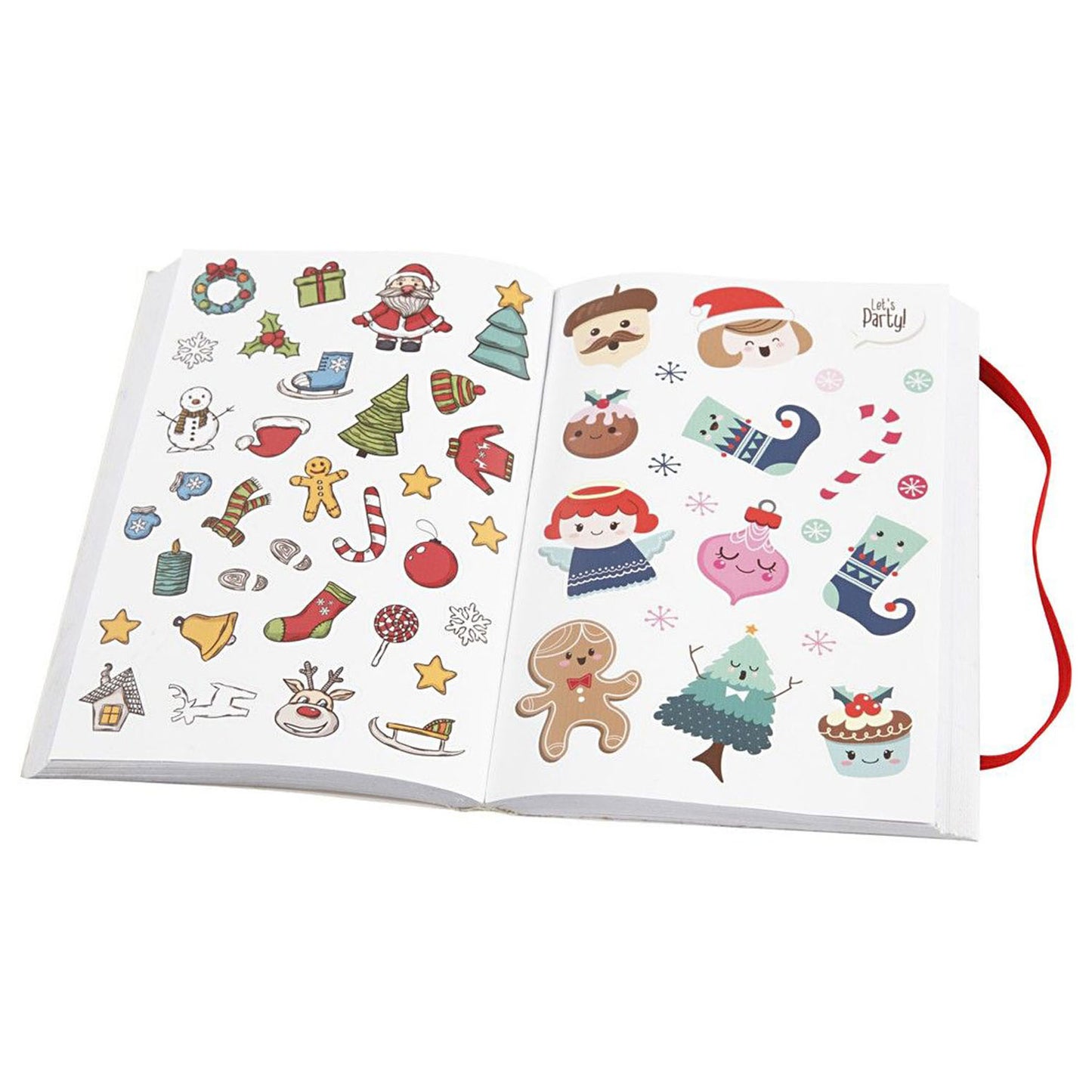 Creativ company stickerboek kerst - 1.700 stickers