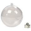 Creativ company decoratie kerstballen tweedelig, 5st.
